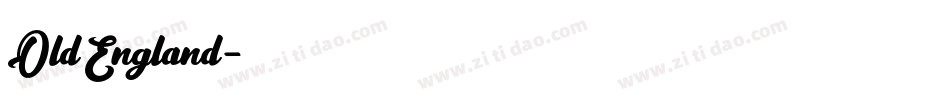 Old England字体转换